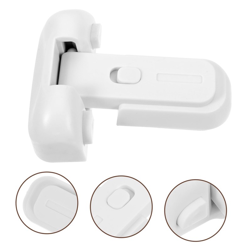 DOITOOL Refrigerator Lock Mini Fridge with Freezer Fridge Freezer Handle