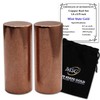 Premium Copper Round Rod Set - 2 Piece (1.8" x