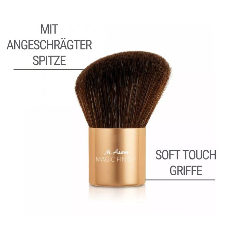M. Asam Magic Finish Kabuki Brush - Compact Angled Makeup