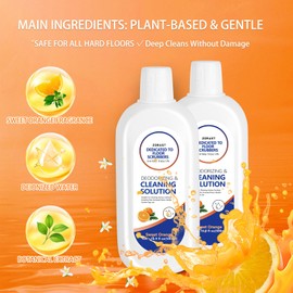 ZORAST Floor Cleaning Solution Compatible With Tineco, Suitable With All Robot Vacuums with Mopping and Cordless Wet/Dry Vacuum Mop Cleaner