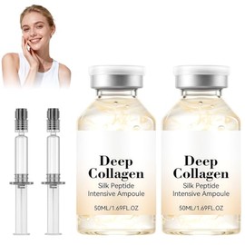 2pcs Deep Collagen Anti-Wrinkle Cream In Serum，Colágeno profundo en sérum