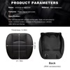 Suvnie Car Seat Bottom Cover, Premium PU Leather Seat Protection