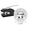 Ohio Notary Rubber Hand Stamp, Black Pocket Seal Embosser, &