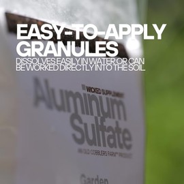 Old Cobblers Farm Pure Aluminum Sulfate for Soil pH Balance, Plant Fertilizer & Acidifier - Premium Grade Sulfate for Healthy Plants, Ideal for Gardening - 100% Pure and Effective Formula (10 lbs)