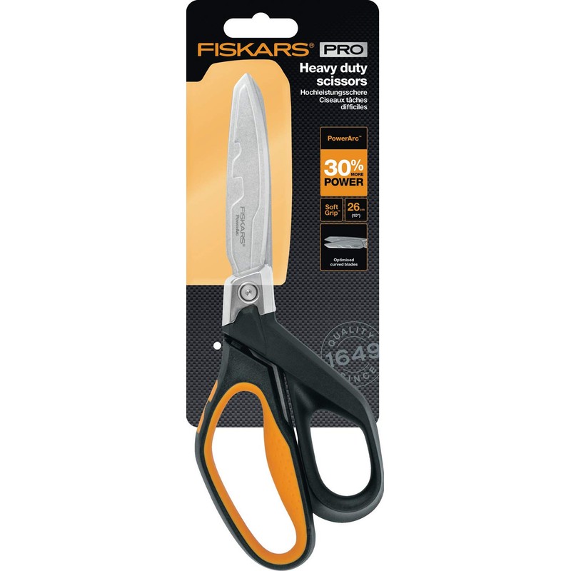 Fiskars PowerArc 1027205 High-Performance Scissors, Up to 30% More Power,