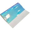 Laser Mirror Wool Base Leather Material Holographic Mirror PU Artificial