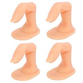 Longzhuo 50 Dedos de manicura de práctica con uñas postizas, Práctica de dedo de la práctica de las uñas, Reutilizable, Dedos de entrenamiento para uñas de gel acrílico, Decoración de exhibición