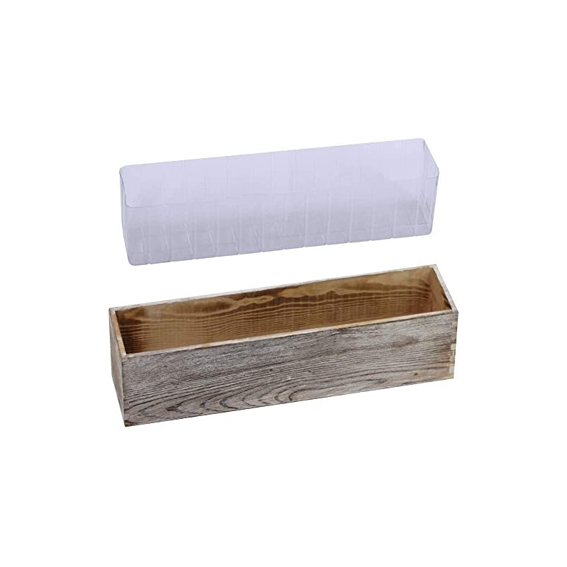 10 Pcs Plastic Planter Liners Clear Rectangular Plastic Liners for