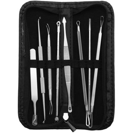 Byttlerom Professional Black Remover Tool Kit Stainless Steel Blackhead Acne Comedone Pimple Blemish Extractor Beauty Tool
