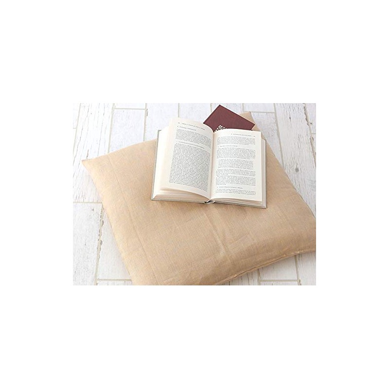 DDintex French Melange Straw Cushion Cover, 21.7 x 23.2 inches