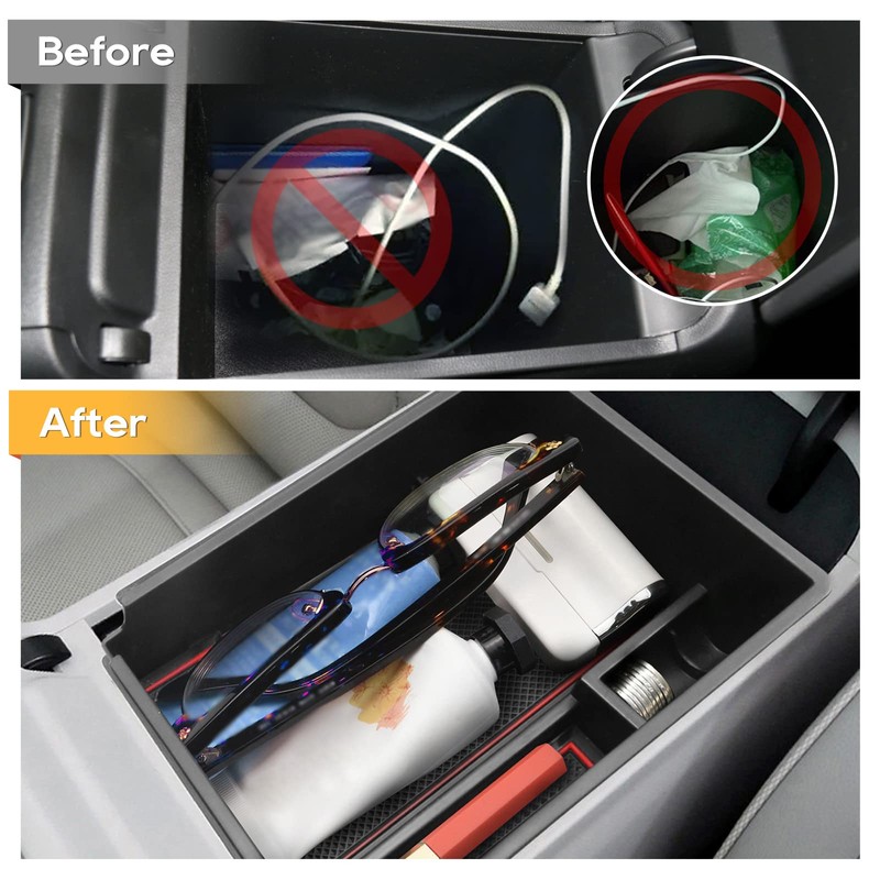 LFOTPP Centre Console Storage Box for Tucson TL 2015-2020, Centre