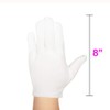 ANDSTON 12 Pairs of White Cotton Gloves Fabric Gloves White