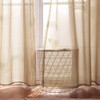 MIULEE - Juego de 2 cortinas transparentes con ojales, para