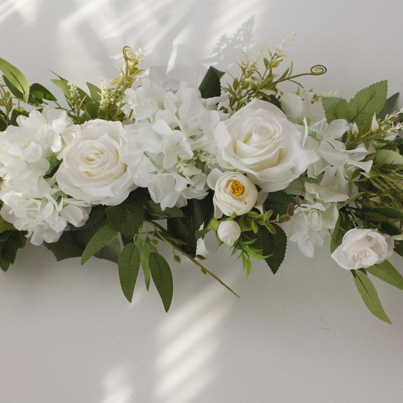 Wedding Arch Flowers,Rustic Flower Swag for Wedding Arch - Artificial