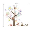 Fujitoya Wall Sticker Tree Forest Squirrel Rabbit Bear Fox Animal