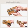 Raffinato Men's Bi-fold Genuine Leather Coin Purse, Leather, 4 Cards