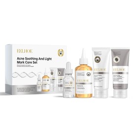 EELHOE Acne Treatment Set Brightening Skin Gentle Moisturizing Repair Moisturizing facial set Skincare Serum acne clearing products Cream  Cleanser