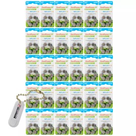 ZeniPower Size 675P Implant Power Cochlear Batteries (180 Pack) + Free Keychain