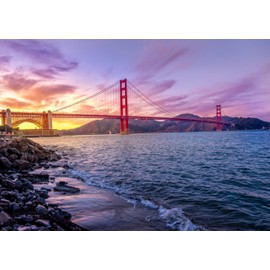 AveJoys Puzzles for Adults 1000 Pieces Golden Gate Bridge 70 x 50 cm Puzzles for Adults Educational Game Challenge Toy 1000 Pieces Puzzle for Adults