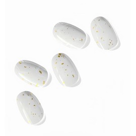 NOVA, Female Founded, Semi Cured Gel Nail Strips (Moonstone) - The 10 Minute Manicure. Salon-Quality, Works with Any Nail Lamp, Easy to Apply & Remove - Incl. Nail File & Wooden Stick (Moonstone)