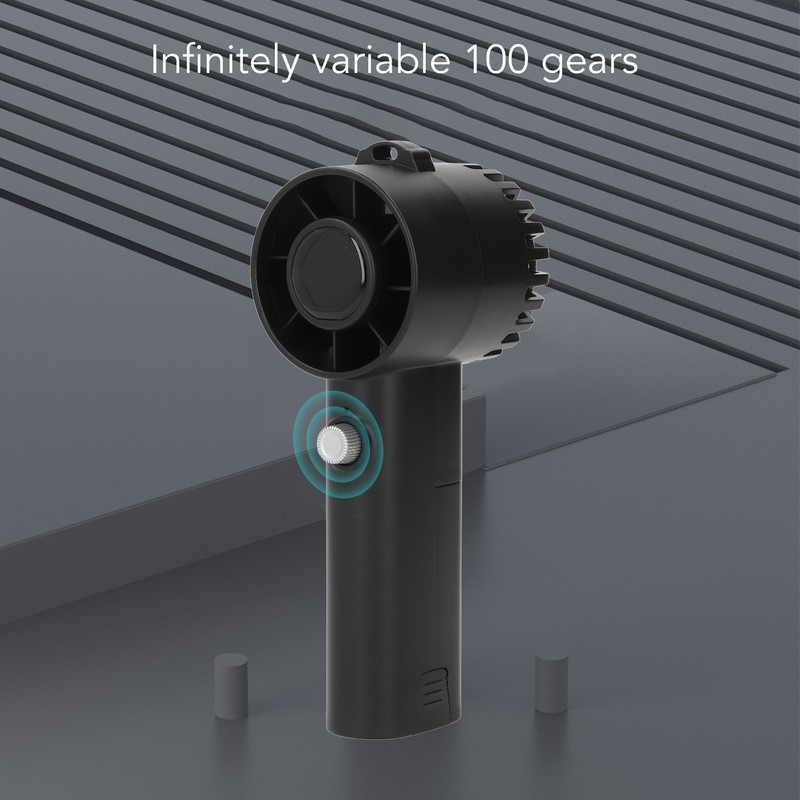 Adjustable Turbo Mini Fan 4400mAh Dust Blowing Adjustable Rechargeable Handheld