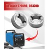 2 PCS Drive Roll Kit Replacement .035" V-Groove Fits for