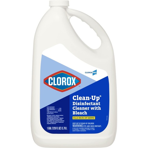CloroxPro Clean-Up All Purpose Cleaner with Bleach, Clorox Healthcare Cleaning and Industrial Cleaning, Original, 128 Ounces - 35420