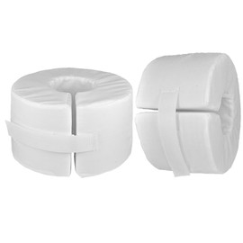 HUKSOSE Foot Support Pillows for Pressure Sores, 1 Pairs of Ankle Heel Elevator Protection Support Pillow for Soreness and Healing, White