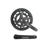 CDHPOWER Double Chainring Crankset 50/34T 170mm Crankarm Black Plastic Chain