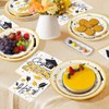 Tyzarglef Class of 2025 Graduation Plates and Napkins (120 Pcs)