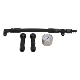 Fuel Line with Pressure Gauge Dual Feed Smooth Fuel Flow Professional for Any 4150 Base Carbohydrate AN6