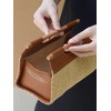 Rattan Tissue Box Cover,Wicker Tissue Box Holder,Rectangle Guest Bathroom