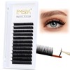EMEDA Wet Look Eyelash Extensions, 0.07 mm, C Wave, 9