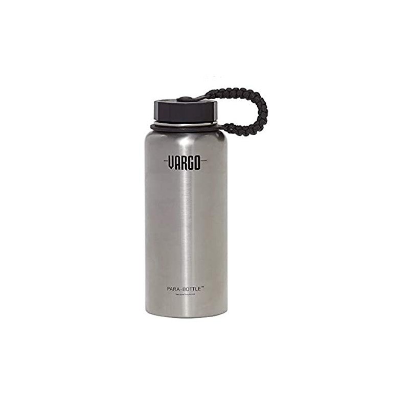 Vargo Insulated Stainless Steel Para-Bottle, Natural, 32 Oz