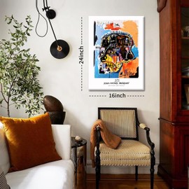 Eysintum Colorful Graffiti Canvas Wall Art for Living Room Modern Abstract Painting Urban Street Pop Prints Vibrant Multicolor Artwork Bold Expressive Wall Décor 16x24in Framed Set of 3