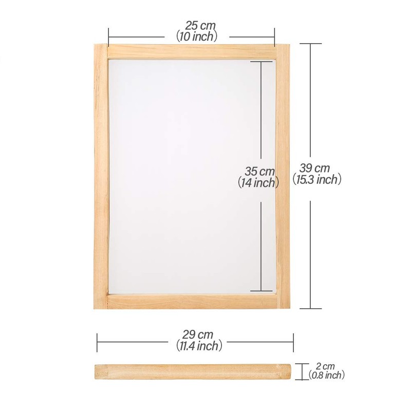 Pllieay 6 Pieces Wood Silk Screen Printing Frames, 10 x