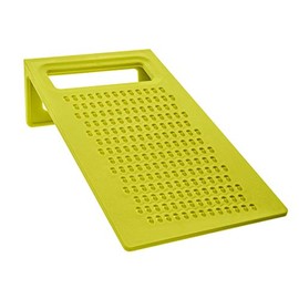 koziol grater Kant, thermoplastic, mustard green, 6.5 x 15 x 25.5 cm
