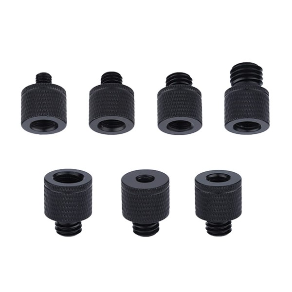 2pcs 3/8 to M6 M8 M10 M12 Camera Screw Tripod