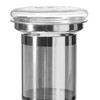 Leonardo Teekanne Moon, 1,2 l, hitzebeständiges Glas, Deckel und Edelstahl-Sieb