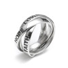 Silverly Women's .925 Sterling Silver Love Faith Hope Russian Wedding