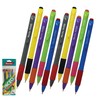 rorito 10 x 0.7mm Tip Niceo BLUE Retractable Ballpoint Pens