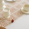 AMZALI Textured Tablecloth, Rectangle Table Cloth Cotton Linen Wrinkle Free