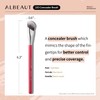 Albeaut Concealer Brush, Under Eye Makeup Small Angled Precision Face