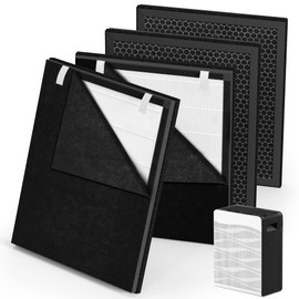 4-Pack C300 Replacement Filter Compatible with MOOKA C300 Air Purifier