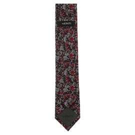 Venti Patterned Tie, darkred