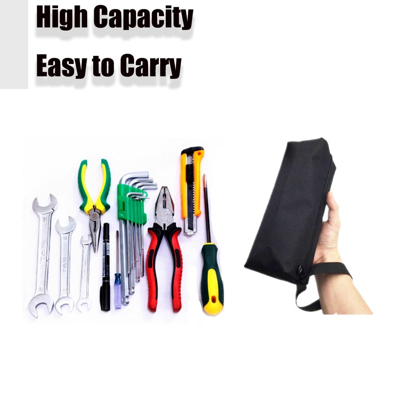 Tool Zipper Pouches, Akozon Waterproof Electrician Tool bag Protable Small