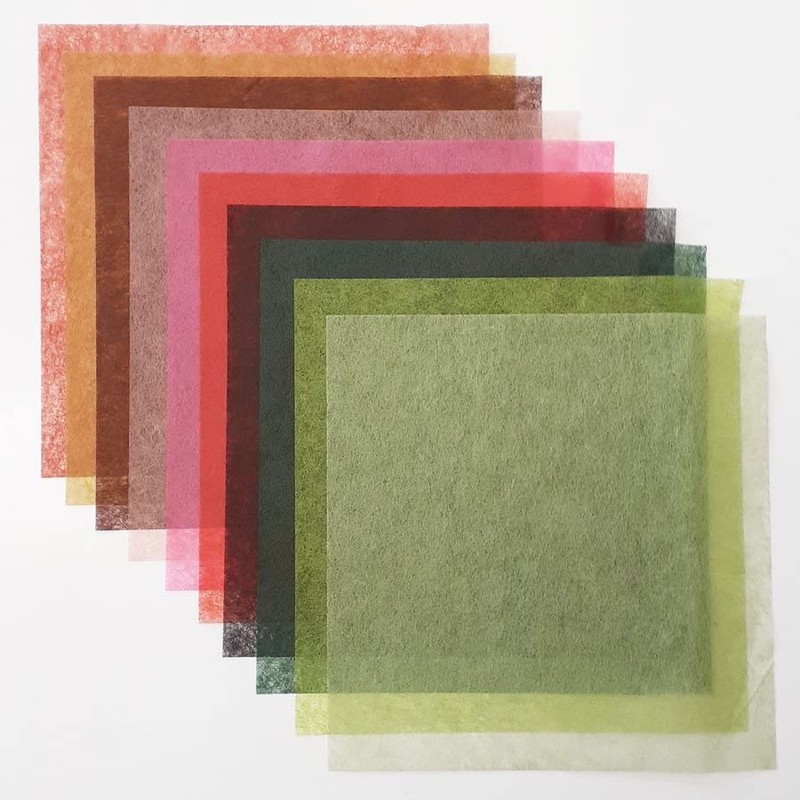 Horindo Ultra Thin Dyed Washi Paper Set, 20 Colors x