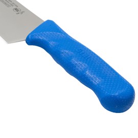 Winco 10" Commercial-Grade Chef's Knife with German Steel Blade, Blue