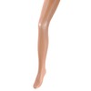 Danskin Shimmery Girls' Tights with Foot - Brown - Medium