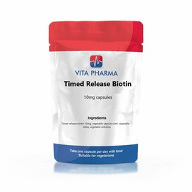 VITA PHARMA Timed Release Biotin 10mg 120 Capsules